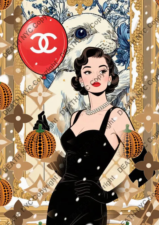 Auction ’DC456 audrey’ art print 45x32cm (Edition of 100) - Art Print