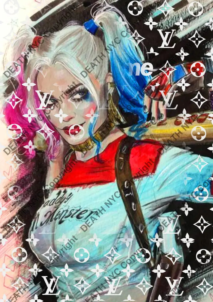 Auction ’DC512 quin’ art print 45x32cm (Edition of 100) - Art Print