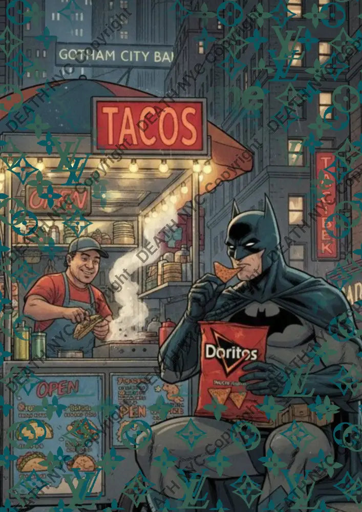 Auction ’DC542 bat’ art print 45x32cm (Edition of 100) - Art Print