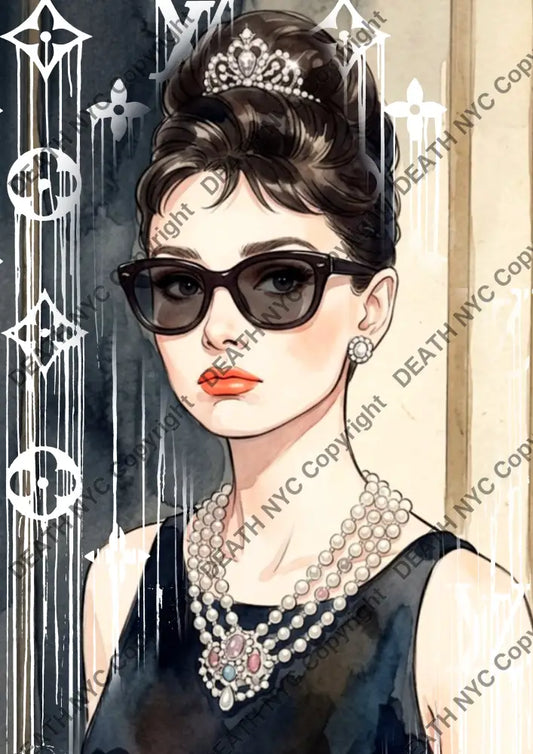 Auction ’DC602 audrey’ art print 45x32cm (Edition of 100) - Art Print
