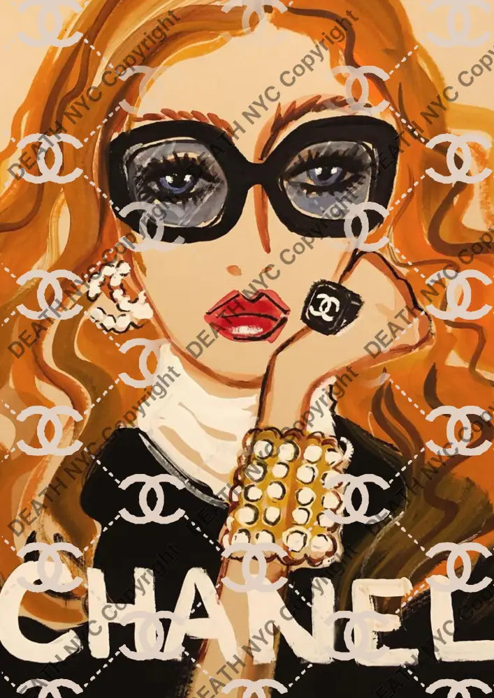 Auction ’DC609 ch girl’ art print 45x32cm (Edition of 100) - Art Print
