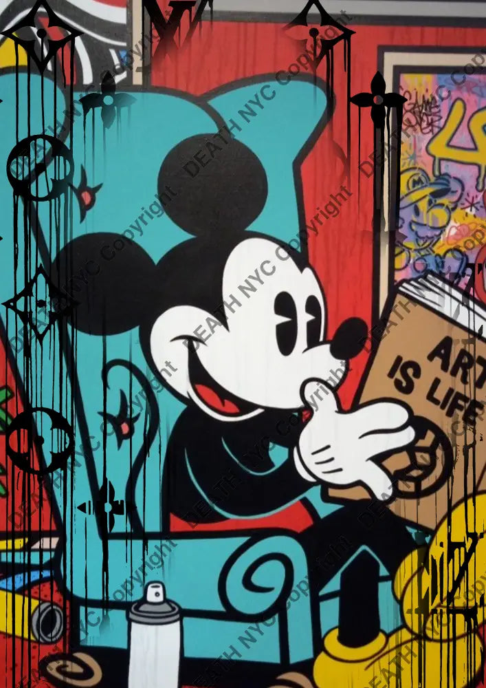 Auction ’DC702 mouse’ art print 45x32cm (Edition of 100) - Art Print