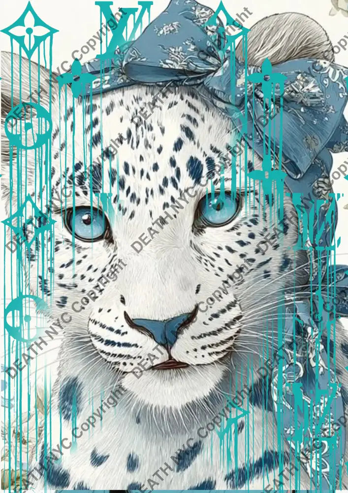 Auction ’DC733 leop’ art print 45x32cm (Edition of 100) - Art Print
