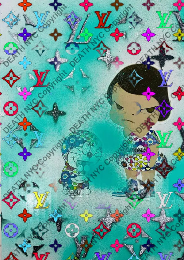 Auction ’DC773 girl’ art print 45x32cm (Edition of 100) - Art Print