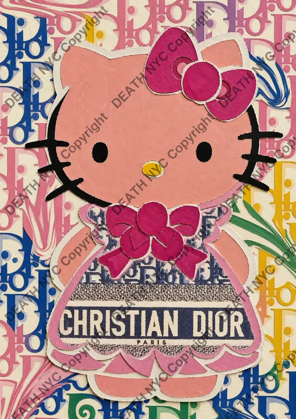 Auction ’DC831 kitty’ art print 45x32cm (Edition of 100) - Art Print