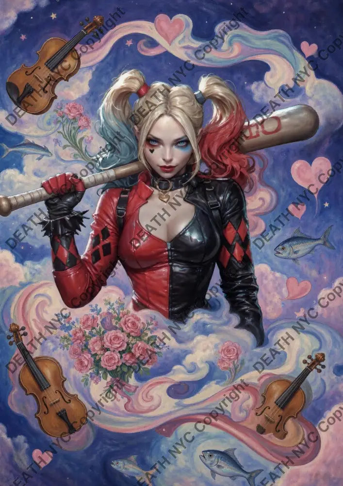 Auction ’DC847 quin’ art print 45x32cm (Edition of 100) - Art Print
