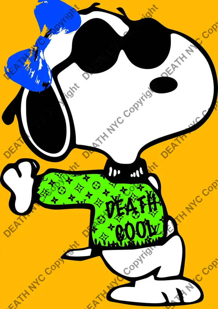 Auction ’death cool silly org ’ art print 45x32cm (Edition of 100) - Art Print