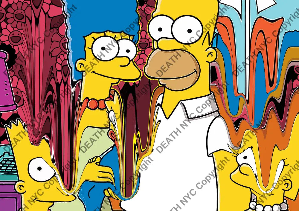 Auction ’death family’art print 45x32cm (Edition of 100) - Art Print