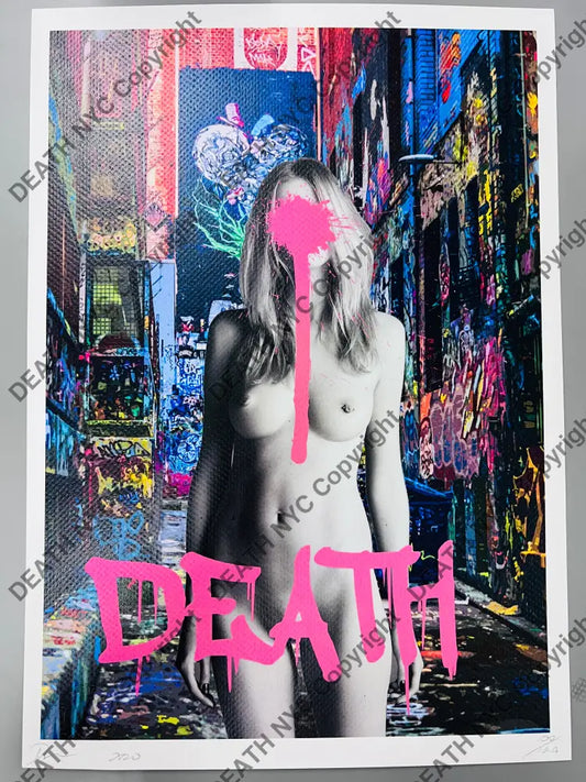 Auction ’DEATH Girl’ 45x32cm (Edition of 100) Art Print