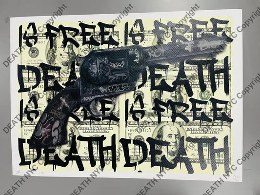 Auction ’Death gun’ 45x32cm (Edition of 100) (2023) Art Print