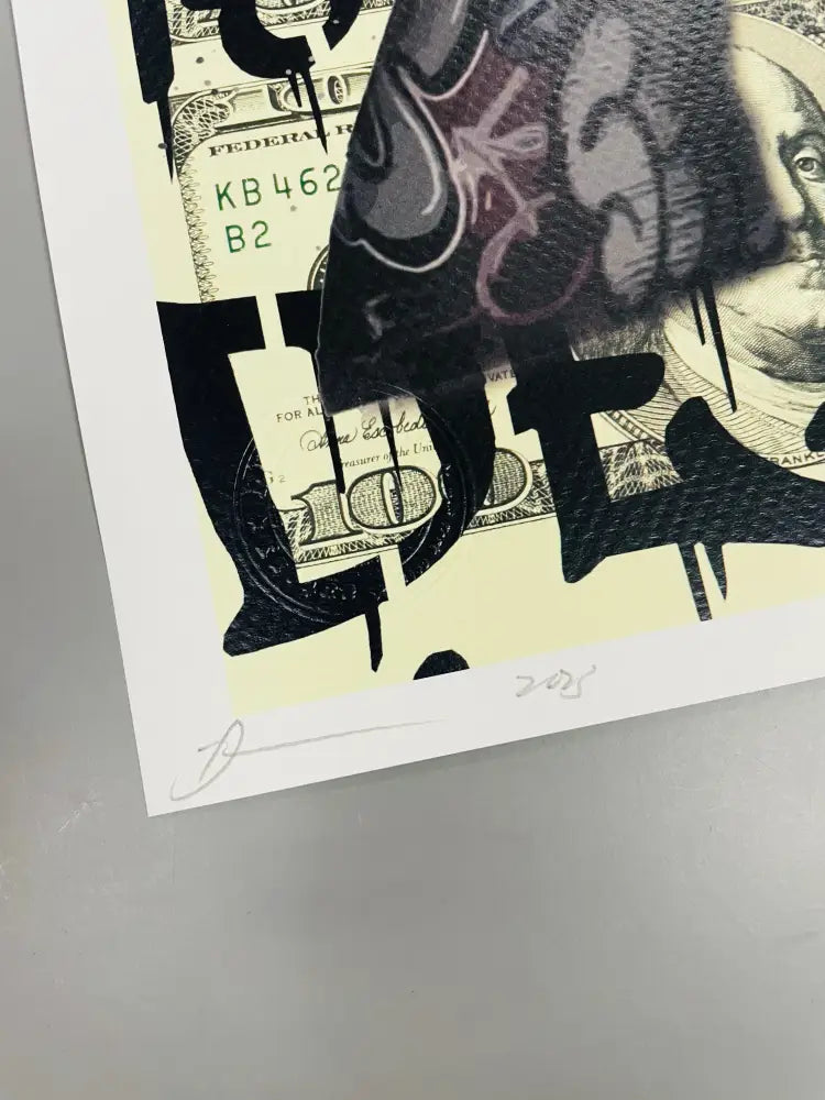 Auction ’Death gun’ 45x32cm (Edition of 100) (2023) Art Print