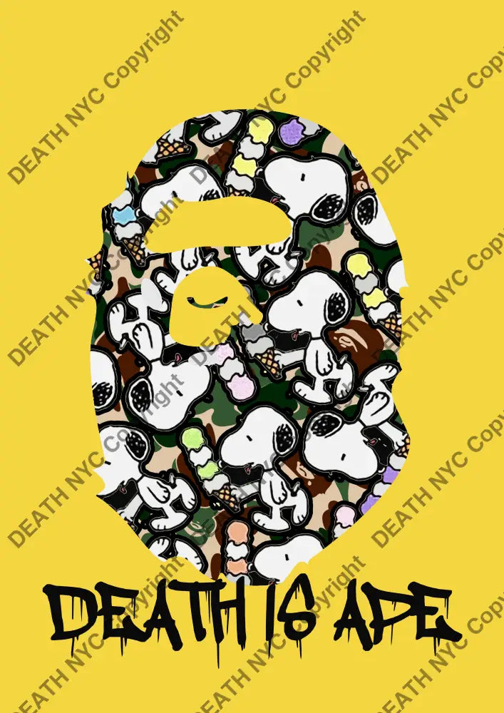 Auction ’death is ape’ art print 45x32cm (Edition of 100) Art Print