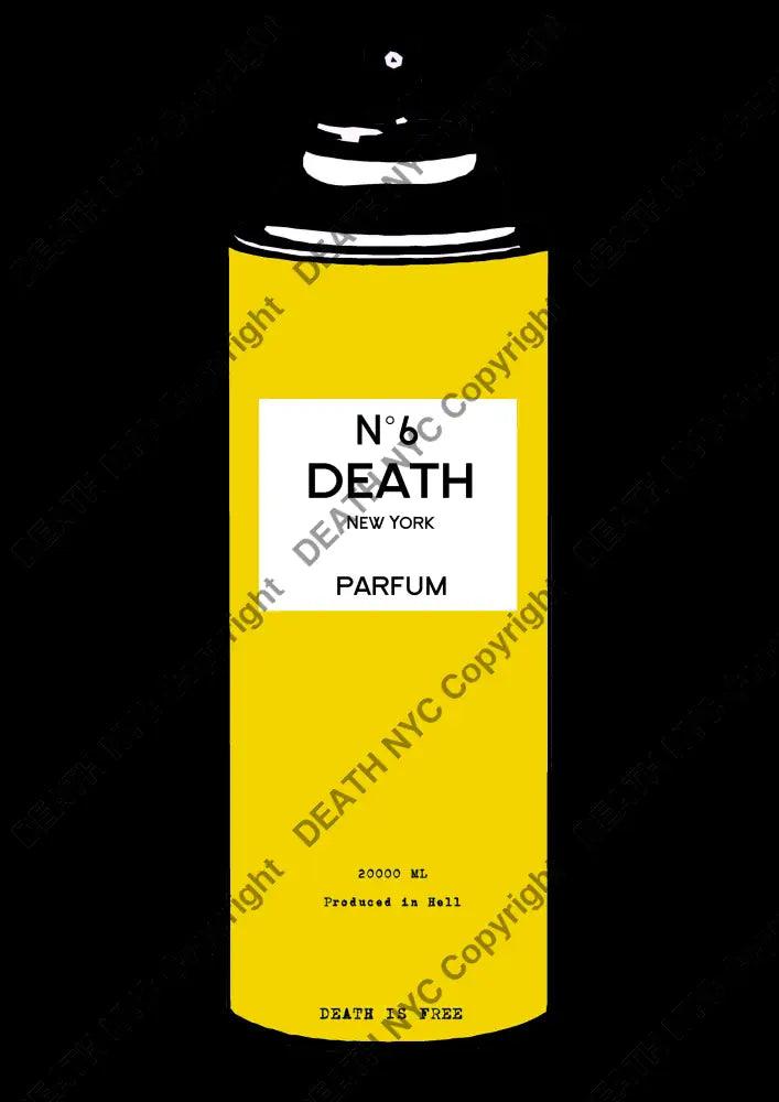 Auction ’death no 6 sp ray yel’ art print 45x32cm (Edition of 100) - Art Print