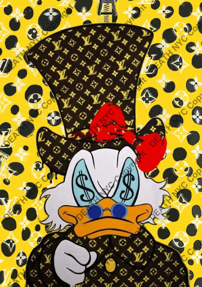 Auction ’DEATHAE169 duck’ 45x32cm (Edition of 100) Art Print
