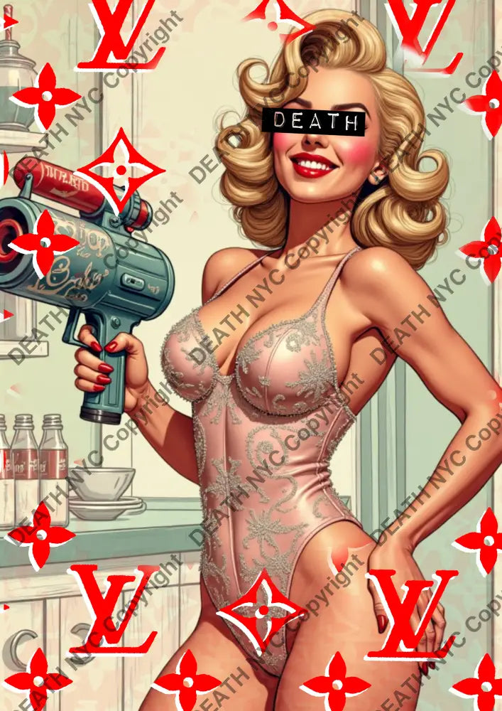 Auction ’DEATHBD426’’ art print 45x32cm (Edition of 100) monr Art Print