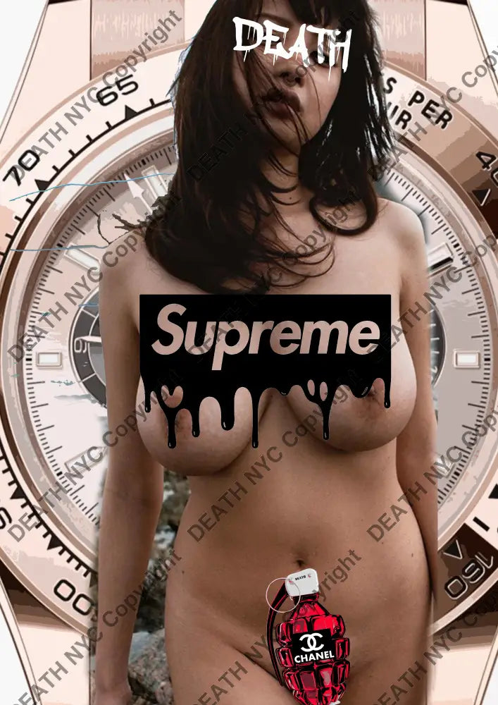 Auction ’DEATHBF575’’ 45x32cm (Edition of 100) Girl Watch 87* Art Print