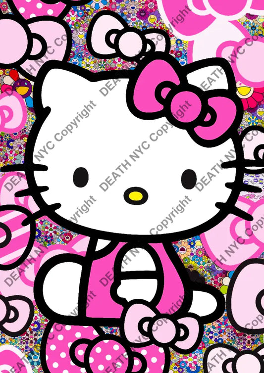 Auction ’DEATHM3997 kitty’ 45x32cm (Edition of 100) Art Print