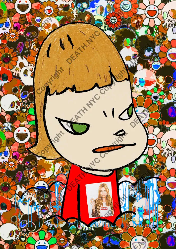 Auction ’DEATHMa981’’ 45x32cm (Edition of 100) girl kate tee Art Print