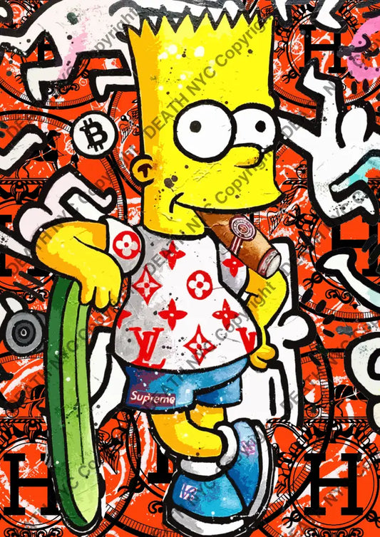 Auction ’DEATHMb820’’ 45x32cm (Edition of 100) hom er Art Print