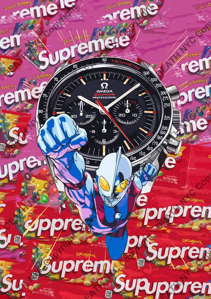 Auction ’DEATHQ2169’’ 45x32cm (Edition of 100) watch super Art Print