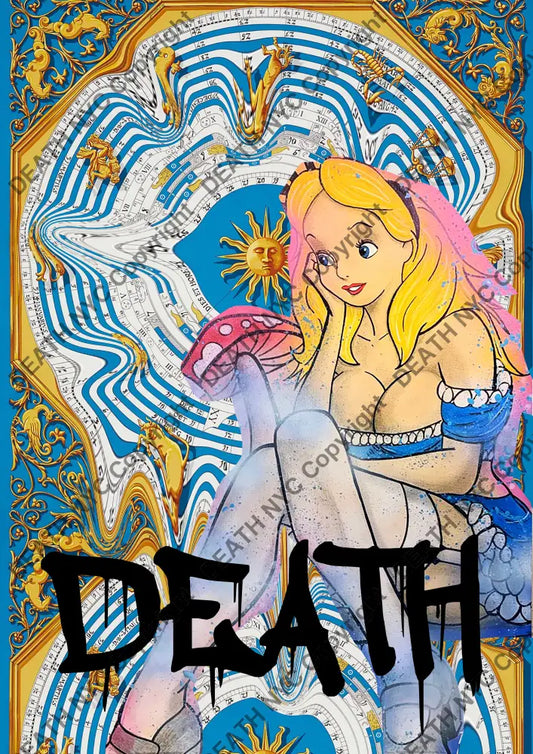 Auction ’DEATHS1401 alice’ 45x32cm (Edition of 100) Art Print