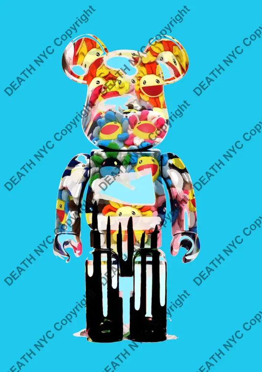 Auction ’DEATHS1500 bear’ 45x32cm (Edition of 100) Art Print