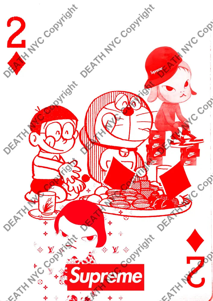 Auction ’dmon card 3 diamond’ art print 45x32cm (Edition of 100) Art Print