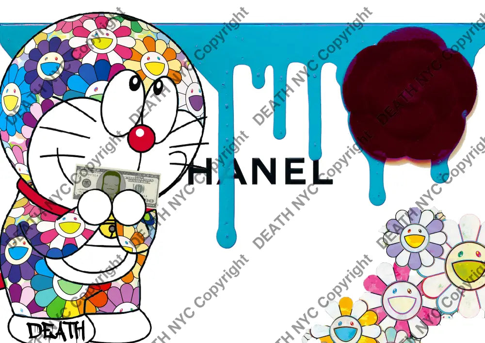 Auction ’dmon ch drip’ art print 45x32cm (Edition of 100) - Art Print