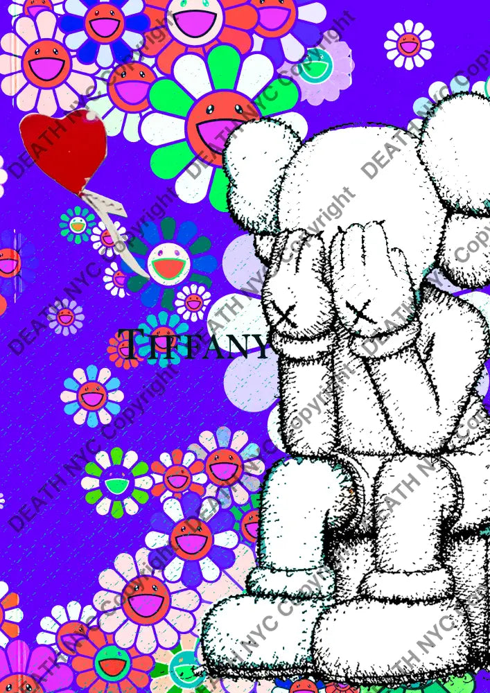 Auction ’dmon flwr 7’’ art print 45x32cm (Edition of 100) Art Print