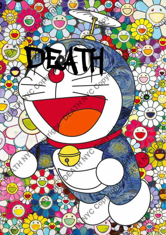Auction ’dmon flwr starry’ art print 45x32cm (Edition of 100) Art Print