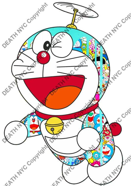 Auction ’dmon fly blue’ art print 45x32cm (Edition of 100) Art Print