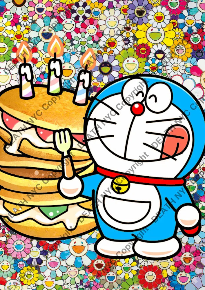 Auction ’dmon pancake flwr 1’’ art print 45x32cm (Edition of 100) Art Print
