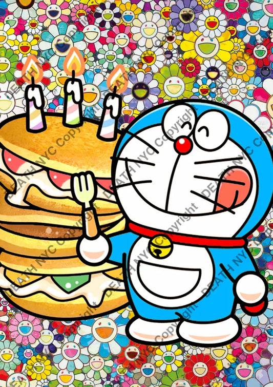 Auction ’dmon pancake flwr 1’’ art print 45x32cm (Edition of 100) Art Print