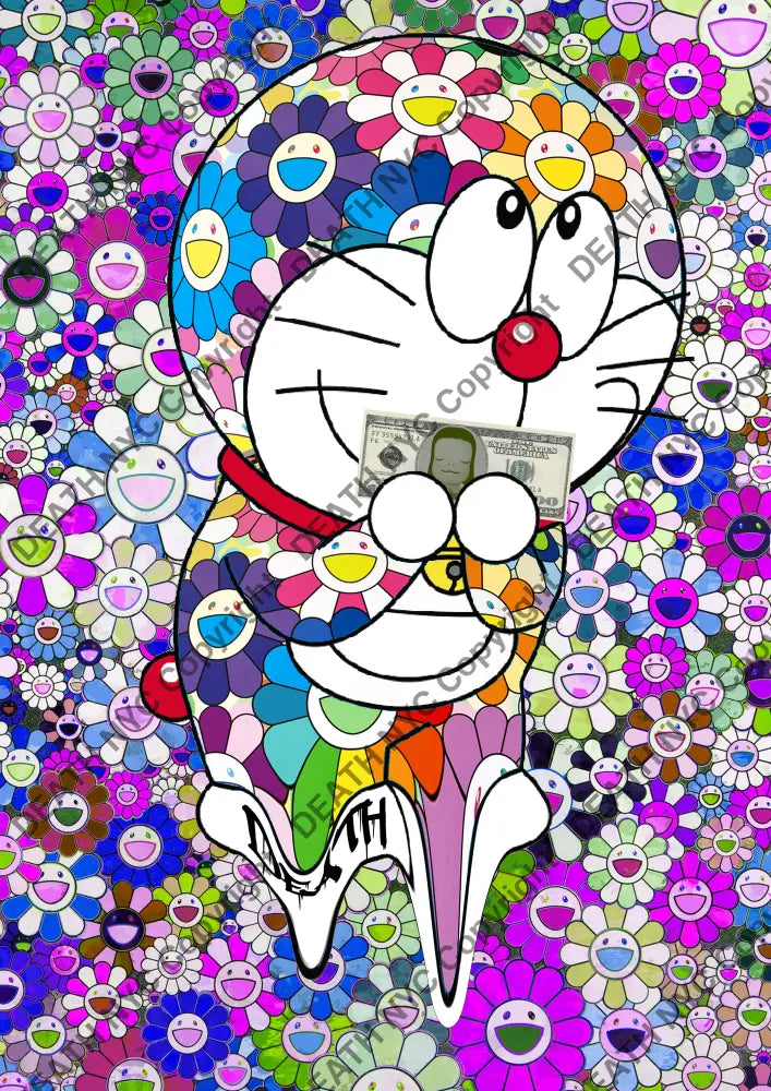 Auction ’Dmon shy melt 3 ’ art print 45x32cm (Edition of 100) Art Print