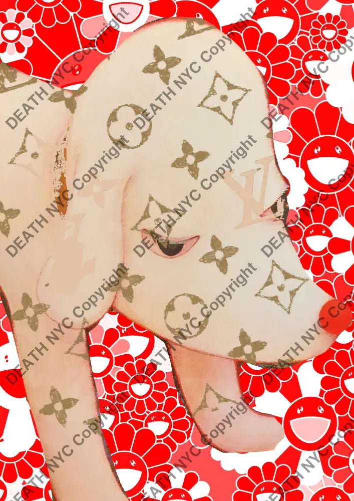 Auction ’dog 2 cute’ art print 45x32cm (Edition of 100) Art Print