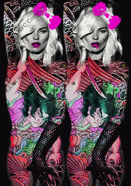 Auction ’double kate tattoo’ art print 45x32cm (Edition of 100) Art Print