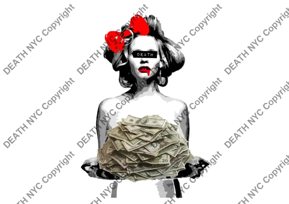 Auction ’double no 6 money ’ art print 45x32cm (Edition of 100) Art Print