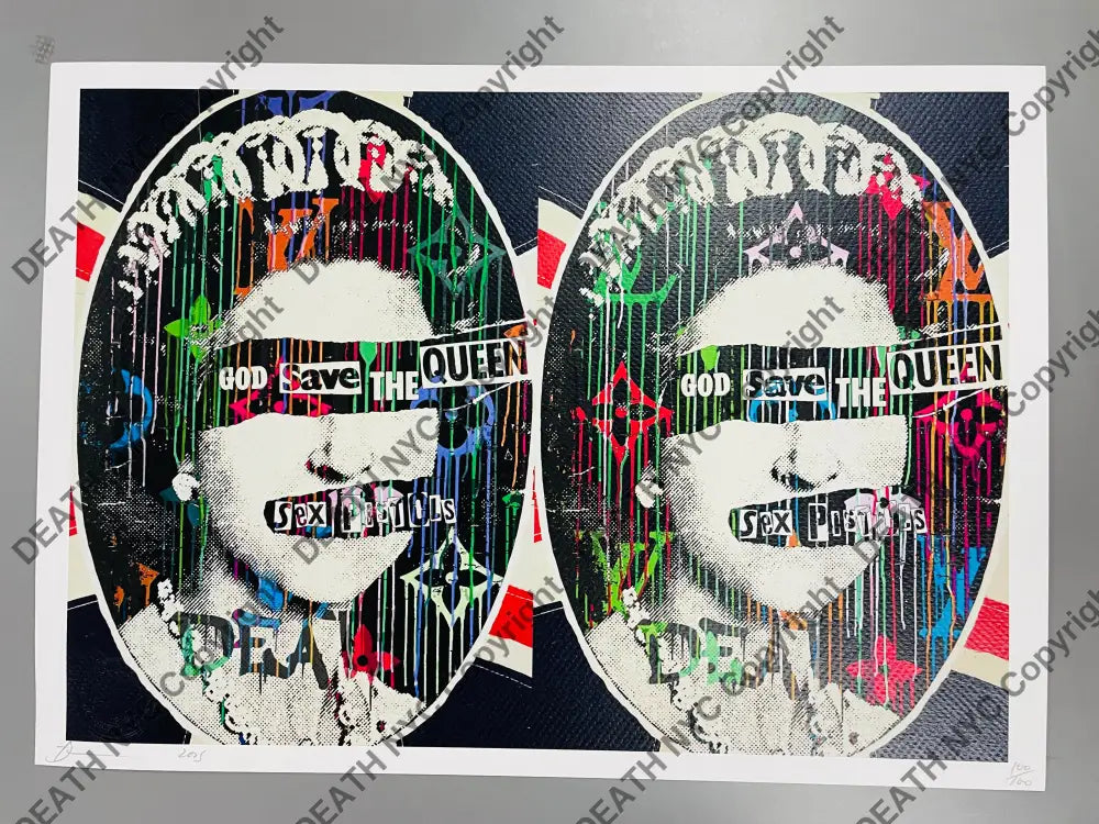 Auction ’double queen’ 45x32cm (Edition of 100) (2023) Art Print