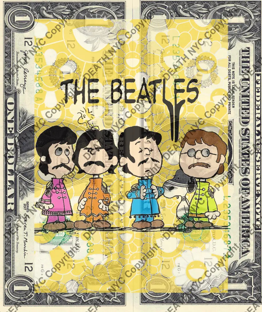 Auction DOUBLE USD $1 Original artwork 030821D19 silly Art Print