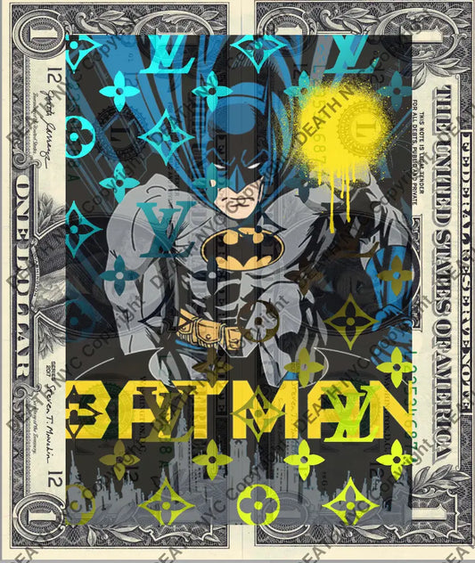 Auction DOUBLE USD $1 Original artwork 051125D1 bat Art Print