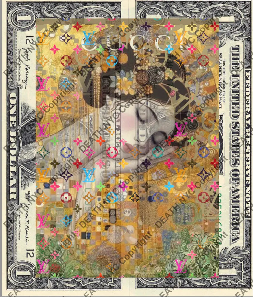 Auction DOUBLE USD $1 Original artwork 121125D3 queen Art Print