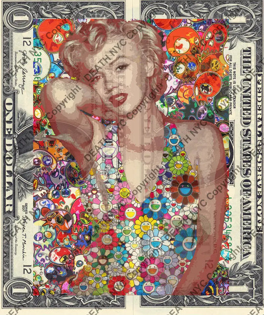 Auction DOUBLE USD $1 Original artwork 180621D20 monr Art Print