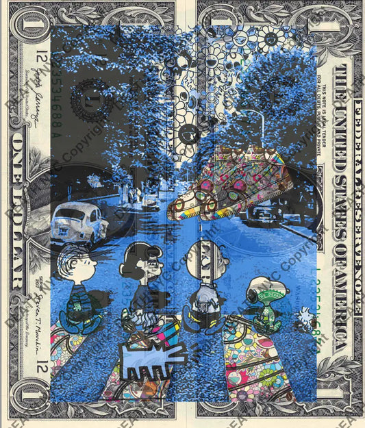 Auction DOUBLE USD $1 Original artwork 210226D15 silly Art Print