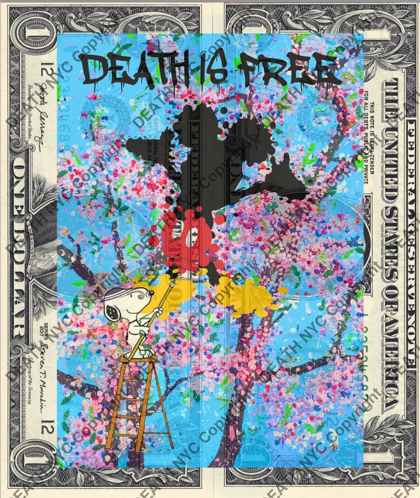 Auction DOUBLE USD $1 Original artwork 241125D4 mouse Art Print