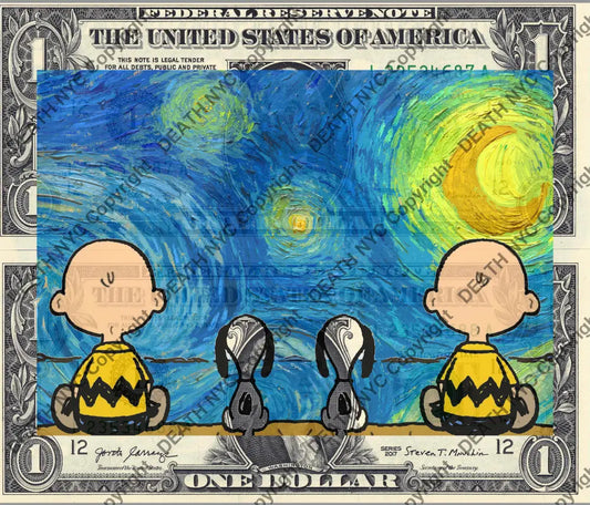 Auction DOUBLE USD $1 Original artwork 310123D17 silly Art Print