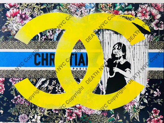 Auction Edition of ONE Original artwork 45 x 32cm Girl Art Print