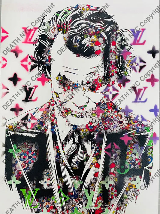 Auction Edition of ONE Original artwork 45x32cm Joke stare Art Print