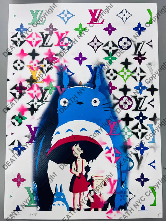 Auction Edition of ONE Original artwork 45x32cm toto rain Art Print