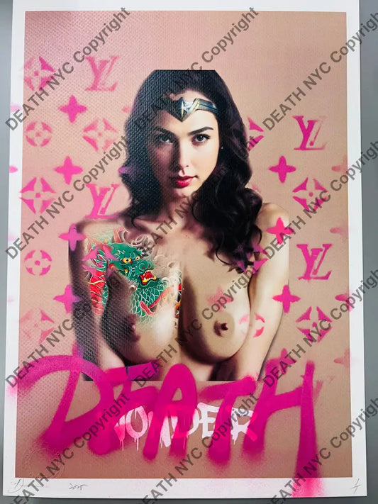 Auction Edition of ONE Original artwork 45x32cm wonder n d Art Print