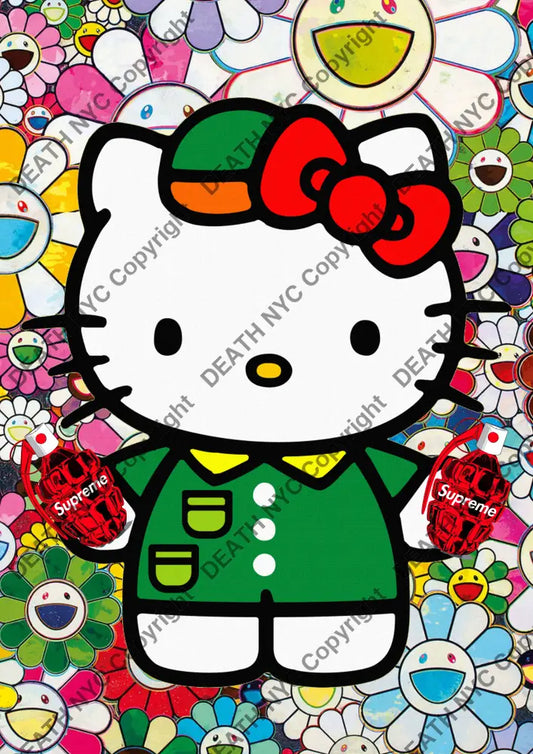 Auction ’F1346 kitty’ 45x32cm (Edition of 100) Art Print